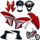 Asa (Aba) Tanque Cg Titan 150 2014 / 2015 + Farol Completo Com Aranha Paralama Dianteiro