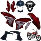 Asa (Aba) Tanque Cg Titan 150 2014 / 2015 + Farol Completo Com Aranha Paralama Dianteiro