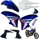 Asa (Aba) Tanque Cg Titan 150 Modelo 2014 / 2015 + Rabeta Tubarão Traseira 3 Peças