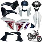 Asa (aba) Tanque Cg Titan 150 Modelo 2014 / 2015 + Tampa Lateral Farol Completo Rabeta Traseira 3 peças