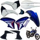 Asa (Aba) Tanque Cg Titan 150 Modelo 2014 / 2015 + Tampa Lateral Paralama Dianteiro Rabeta Traseira 3 Peças