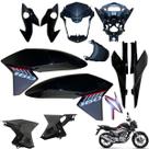 Asa (aba) Tanque Cg Titan 160 2016 até 2021 + Farol Completo Rabeta Traseira 3 peças