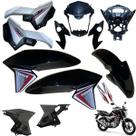 Asa (Aba) Tanque Cg Titan 160 2016 até 2021 + Tampa Lateral Farol Completo Paralama Dianteiro