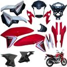 Asa (Aba) Tanque Cg Titan 160 2016 até 2021 + Tampa Lateral Farol Completo Rabeta Traseira 3 Peças Asa (Aba) Tanque Cg Titan 160 2016 até 2021 + Tampa Lateral Farol Completo Rabeta Traseira 3 Peças