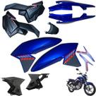 Asa (Aba) Tanque Cg Titan 160 2016 até 2021 + Tampa Lateral Rabeta Traseira 3 peças