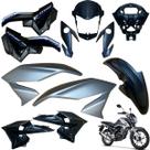 Asa (aba) Tanque Cg Titan 160 Modelo 2022 / 2024 + Tampa Lateral Farol Completo Paralama dianteiro