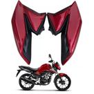 Asa Aba Tanque Lateral Aleta Honda CG Titan 160 Vermelho Pimenta 2024