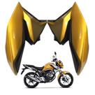 Asa Aba Tanque Lateral Honda Cg Titan 160 Aleta Dourado Amarelo Caju 2022