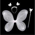 Asa De Borboleta Com Conjunto De Varinha E Tiara Para Festa E Fantasia