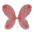 Asa de Borboleta Vermelha com Glitter