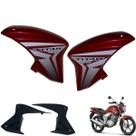 Asa do Tanque Cg Titan 150 Modelo 2014 2015 Carenagem Externa do Tanque e Par de Complementos Internos Asa do Tanque Cg Titan 150 Modelo 2014 2015 Carenagem Externa do Tanque e Par de Complementos Internos