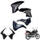 Asa do Tanque Cg Titan 150 Modelo 2014 2015 Par de Complementos Tampa Lateral Lado Filtro Bateria