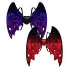 Asa Fantasia Infantil LED Halloween Fantasia Iluminada Com Música, Leve e Ajustável Para Crianças a Partir de 3 Anos (