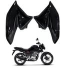 Asa Tanque Aba Aleta Lateral Honda Cg Fan 160 Preto Brilho 2022 2023 2024