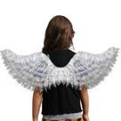 Asas de Anjo Branca com Luzes LED Coloridas para Fantasia Infantil Asas de Anjo Branca com Luzes LED Coloridas para Fantasia Infantil