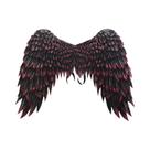 Asas Dobráveis De Anjo Diabo Preto E Branco Para Halloween E Carnaval, Acessório Decorativo Em