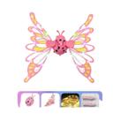 Asas Elétricas De Borboleta Para Crianças Com Luz, Asas De Fada Anjo Para Aniversário, Natal E Asas Elétricas De Borboleta Para Crianças Com Luz, Asas De Fada Anjo Para Aniversário, Natal E