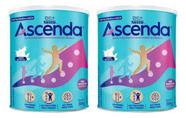 Ascenda sabor Baunilha 364g Sem Sacarose kit c/2