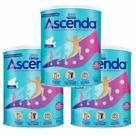 Ascenda sabor Baunilha 364g Sem Sacarose kit c/3