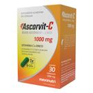 AscorVit C 1000mg Vitamina C e Zinco 30 Cápsulas Maxinutri