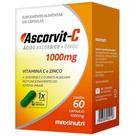 Ascorvit-C 1000mg (Vitamina C + Zinco) 60 Cápsulas - Maxinutri Ascorvit-C 1000mg (Vitamina C + Zinco) 60 Cápsulas - Maxinutri