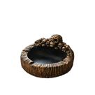 Ashtray Vintage Skull Pile Resin Smoking para fumantes