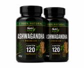 Ashwa Gandha em Cápsulas 500mg O Verdadeiro Ginseng indiano Kit 2 potes