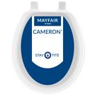 Asiento de Inodoro Mayfair Cameron Antideslizante Resistente de Madera Redondo