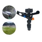 Aspersor de Impacto 360º - Irrigação Potente até 30m 1/2 Horta, Pasto e Jardim