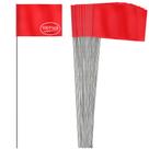 Aspersor de irrigação Flag Anley Red Marking Flags 100 unidades