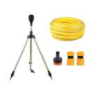 Aspersor De Jardim Automático Rotativo 360 Graus Em Aço Inoxidável Com Tripé Para Irrigação Aspersor De Jardim Automático Rotativo 360 Graus Em Aço Inoxidável Com Tripé Para Irrigação