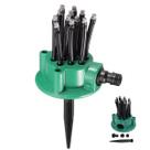Aspersor Pulverizador 360 Graus Irrigaçao Jardim Quintal Canteiro Flexivel Mangueira Rega Planta Horta Sprinkler Gramado