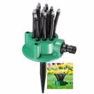 Aspersor Pulverizador Irrigaçao 360 Graus Mangueira Jardim Quintal Rega Plantaçao Canteiro Gramado Sprinkler Ar Livre