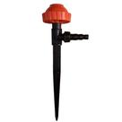 Aspersor vulcao c/haste e adapt.p/mangueiras