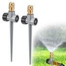 Aspersores de Jardim Acostop Kit com 2 Bicos de Latão e Pulverização 360