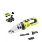 Aspirador de mão RYOBI ONE+ 18V sem fio com bateria de 2,0 Ah