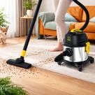 Aspirador de Pó e Água 1600W 12L 3 em 1 Soprador Extrator Limpeza para Casa Carro ON-LV307