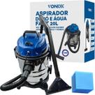 Aspirador de Pó e Agua Fast Limpeza Eficiente e Completa com Potência Profissional Vonixx