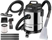 Aspirador De Pó E Água Inox Multiuso Soprador Com Bico Extratora 12l 1200w Turbo Vac Gradiente