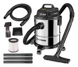 Aspirador De Pó E Água The Black Tools Turbo 12l 1200w Inox