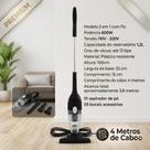 Aspirador de Pó Elétrico 2 em 1 Vertical e Portátil Startools 600W Alta Sucção com 3 Bocais e Cabo de 4 Metros Ideal para Casa e Carro