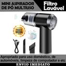 Aspirador De Pó Portátil Com Sistema de Filtragem Eficiente Adequado Para Carro Casa Canto De Parede
