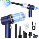 Aspirador de pó portátil para carros KMM 9000Pa com Air Duster 120W