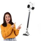 Aspirador de Pó Sem Fio Portátil Bivolt Com Escova Motorizada Filtro HEPA Recarregável e Iluminação em LED
