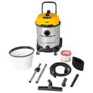 Aspirador de Sólidos/Líquidos 2400W 60L 220V Duplo Motor APV 2460 Inox - VONDER