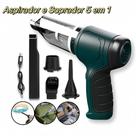Aspirador e Soprador Portátil 5 em 1 - Alta Potência e Multifuncional para Limpeza Completa MODELO:Aspirador e Soprador
