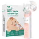 Aspirador nasal GROWNSY 2 em 1 elétrico para bebês rosa