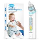 Aspirador nasal Saresten para bebê com 3 pontas de silicone azul