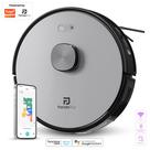 Aspirador Robô Inteligente LDS Laser WiFi Mapeia Cômodos 3000Pa Mop App PandaPlus Alexa Google Volta Base Bivolt
