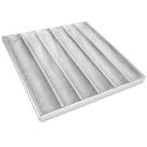 Assadeira 58X70 2,5Cm Pao Frances Perfurado 6 Ondas Aluminio 0,5Mm - Imeca Assadeira 58X70 2,5Cm Pao Frances Perfurado 6 Ondas Aluminio 0,5Mm - Imeca